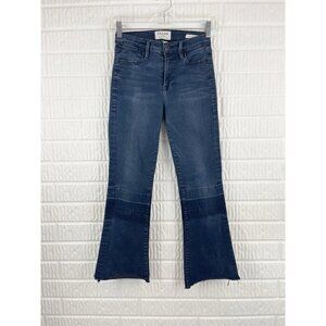 Frame Le High Flare Crop Jeans Petite